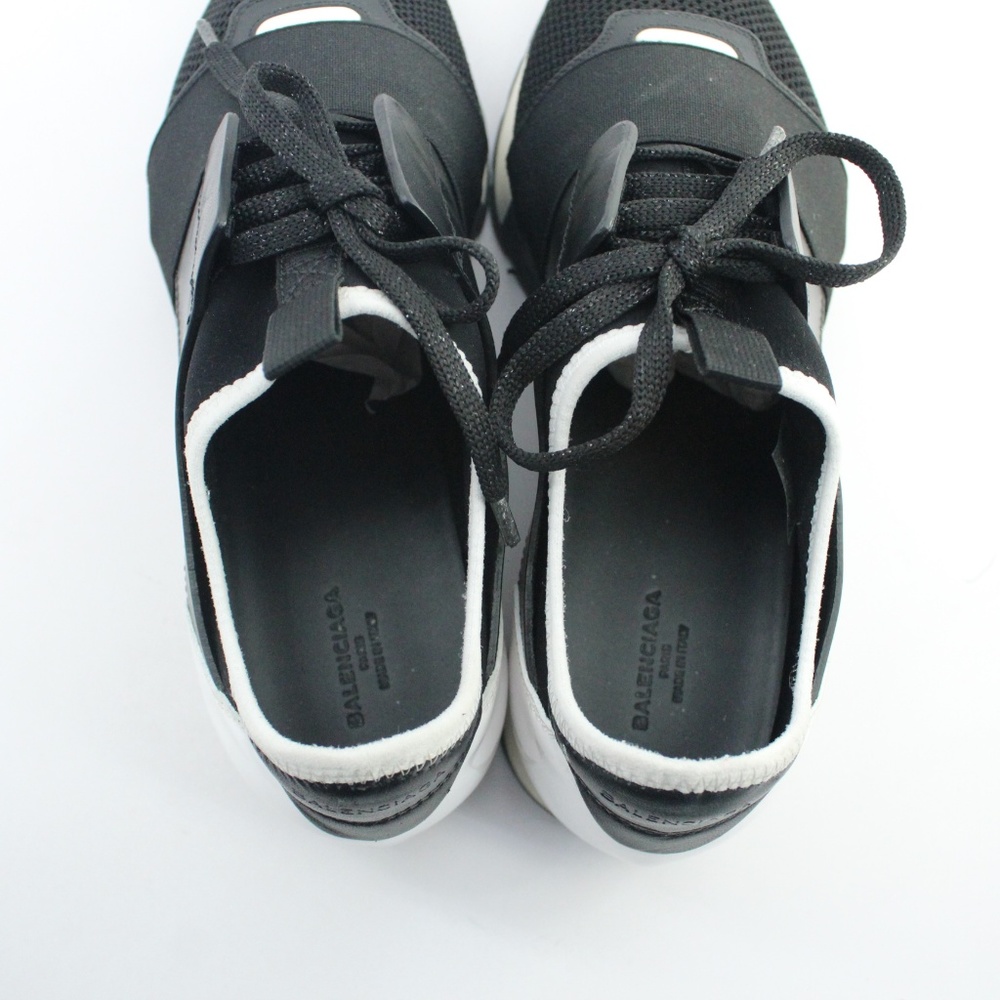 Balenciaga's Race Runner Black Low Top Sneakers 38 - Picture 6 of 7